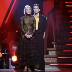 Still of Apolo Ohno and Julianne Hough in Dancing with the Stars 2005