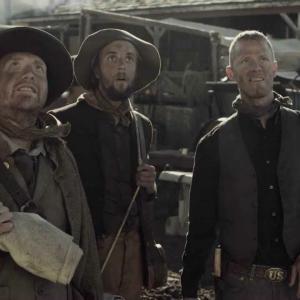 Still of Jared Shipley Cameron Asay and Trevor Snarr in Gold Fever Episode Two San Francisco Burning