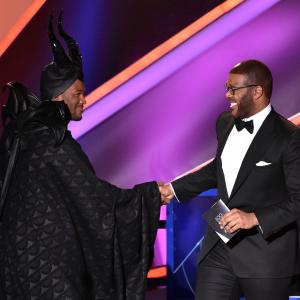 Tyler Perry and Michael Strahan
