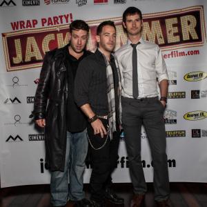Mark Adam Zeifman showing support with cast members Guy Christie and Julian Paul at the Screening and wrap party of Jackhammer