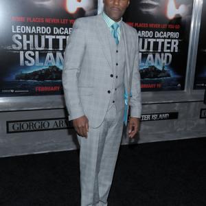 Actor Curtiss Cook attends the Shutter Island special screening at the Ziegfeld Theatre on February 17 2010 in New York City