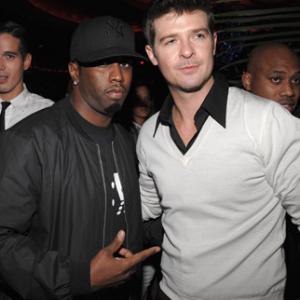 Sean Combs and Robin Thicke