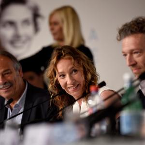 Vincent Cassel Emmanuelle Bercot and JeanPierre Lavoignat at event of Mon roi 2015