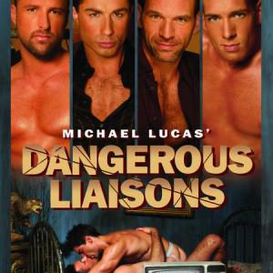Poster for Michael Lucas' Dangerous Liaisons, with unparalleled production values, the most expensive gay porn made to date.