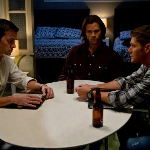 Still of Jensen Ackles Jared Padalecki and Gil McKinney in Supernatural 2005
