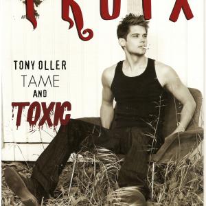 Cover photo for Troix Magazine's feature on Tony Oller, April 2011, 