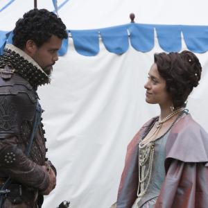 Still of Zoë Tapper and Howard Charles in The Musketeers (2014)