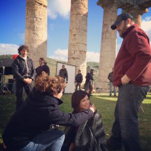 On set of Leaves of the Tree in Segesta, Sicily.