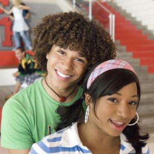 Corbin Bleu and Monique Coleman in High School Musical 2 2007