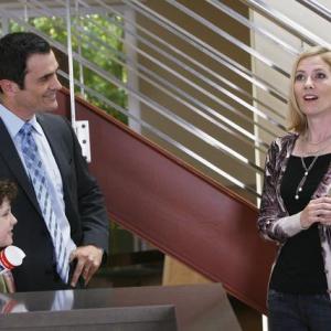 Still of Ty Burrell, Amy Landers and Nolan Gould in Moderni seima (2009)