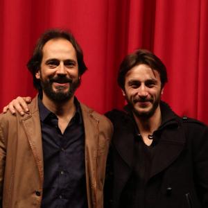 Timucin Esen Ahmet Rifat Sungar from left to right Seaburners  Berlinale World Premiere