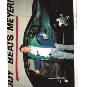 Jeff Eigen on a print shoot for Meyer Chevrolet.
