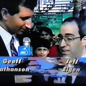 Jeff Eigen as the Color Commentator and Geoff Nathanson from The Professional Bicycle League's race in East River Park, NYC.