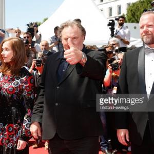 Cannes Film Festival with Gérard Depardieu and Isabelle Huppert