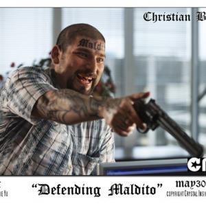 Christian Blaze in Defending Maldito 3D 2010