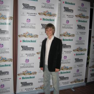 Devon Gearhart at the screening of Canvas at the Sarasota Film Festival