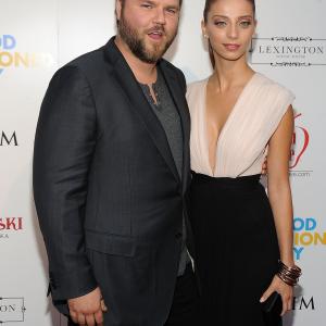 Tyler Labine and Angela Sarafyan at event of A Good Old Fashioned Orgy (2011)