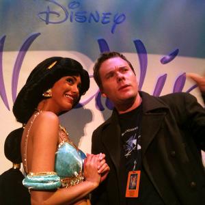 Directing Jasmine at a Disney event