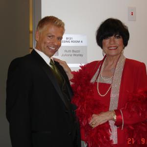 with Jo Anne worley at the 2008 EMMY AWARDS.