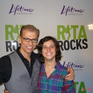 Todd Sherry and Raviv Ullman at the RITA ROCKS wrap party.