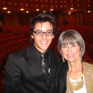 George Akram and Rita Moreno at the Opening of Adrienne Arsht Center for the Performing Arts