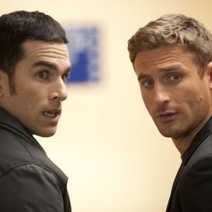 Jared Turner & Dean O'Gorman in The Almighty Johnsons.