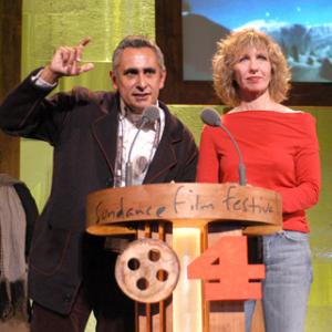 Carlos Sandoval and Catherine Tambini winners of the Special Jury Prize  Documentary for Farmingville