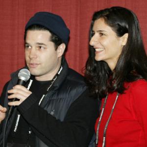 Zana Briski and Ross Kauffman at event of Born Into Brothels: Calcutta's Red Light Kids (2004)