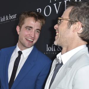 Guy Pearce and Robert Pattinson at event of The Rover 2014