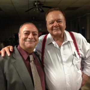 With Paul Sorvino on the set of 