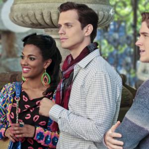Still of Freema Agyeman Jake Robinson and Brendan Dooling in The Carrie Diaries 2013