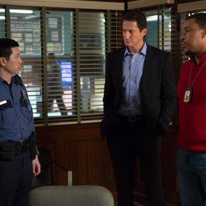 Still of Russell Hornsby, Reggie Lee and Sasha Roiz in Grimm (2011)