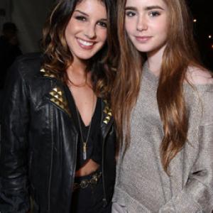 Shenae Grimes-Beech and Lily Collins