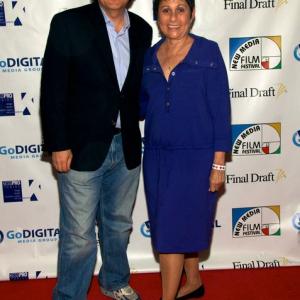 Randy Bellous with Karen Lee Cohen at The New Media Film Festival Event at the House of Blues, Los Angeles.