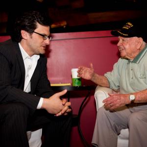 Mickey Rooney and Ben Mankiewicz
