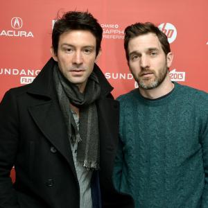 Shane Carruth and Casey Gooden at event of Upstream Color 2013