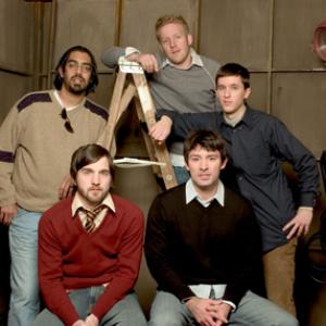 Anand Upadhyaya, David Sullivan, Shane Carruth, Casey Gooden and Daniel Bueche at event of Primer (2004)