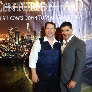 Director Brian Reed Garvin and Actor Aaron Hammond at the screening of Cmeturion AD