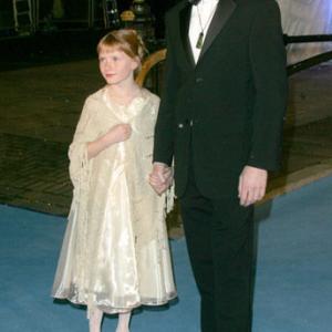 Mark Wells King Edmund and his little sister Bethany Wells at the Narnia World Premiere