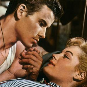 Still of Horst Buchholz and Romy Schneider in Monpti 1957