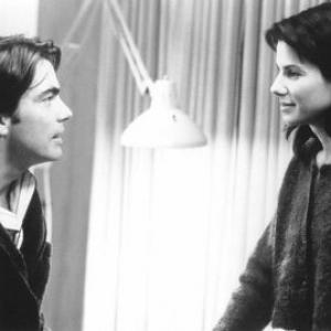 Still of Sandra Bullock and Peter Gallagher in While You Were Sleeping 1995