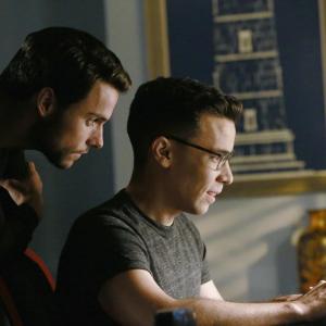 Still of Conrad Ricamora and Jack Falahee in How to Get Away with Murder 2014