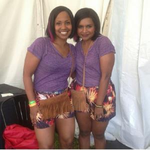 Doubling Mindy Kaling on 