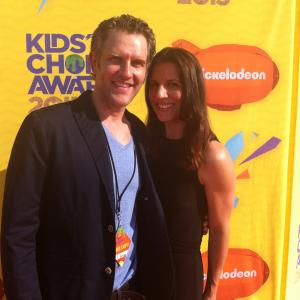 Kids Choice Awards 2015 with wife Actress Jennifer Carta