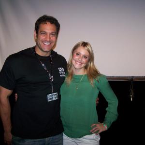 Marcus Chavez and Julianna Guill at Cape Fear Independent Film Festival. Wilmington, NC.