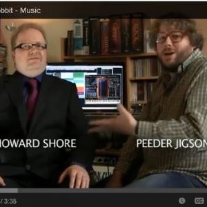 Waen plays Howard Shore being interviewed by Peter Jackson James Bachmanas part of a series of spoof video diaries about the Making of the Hobbit directed by Gareth Tunley