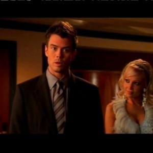 Screen grab of Josh Duhamel and Stacey Hayes from TV show LAS VEGAS