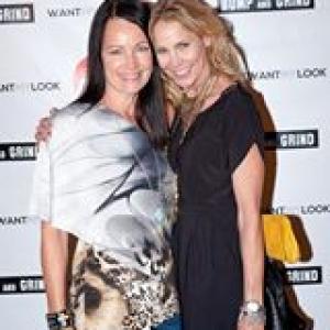 Kathleen LaGue and Kathleen Kinmont at Bump and Grind Television Pilot Premiere