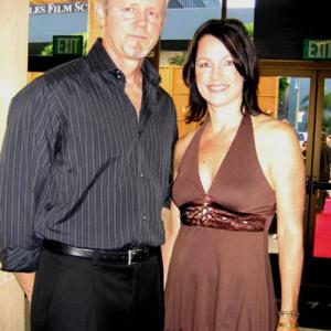 David Morse Kathleen LaGue at Down in the Valley Los Angeles Film Festival Premiere