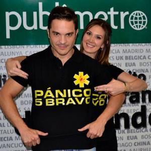 Panic 5 Bravo, promo tour, Kuno Becker, Aurora Papile